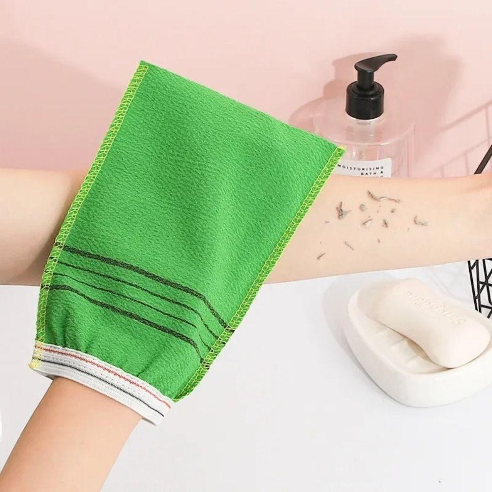 Portable Shower Bath Scrub Glove Coarse Grain Exfoliating Towel New Bath Glove  Adults