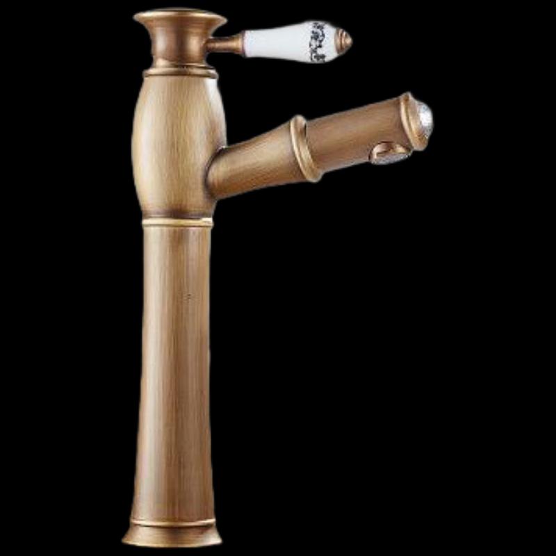 Xuan Yong Antique High-Arc Pull-Out Faucet