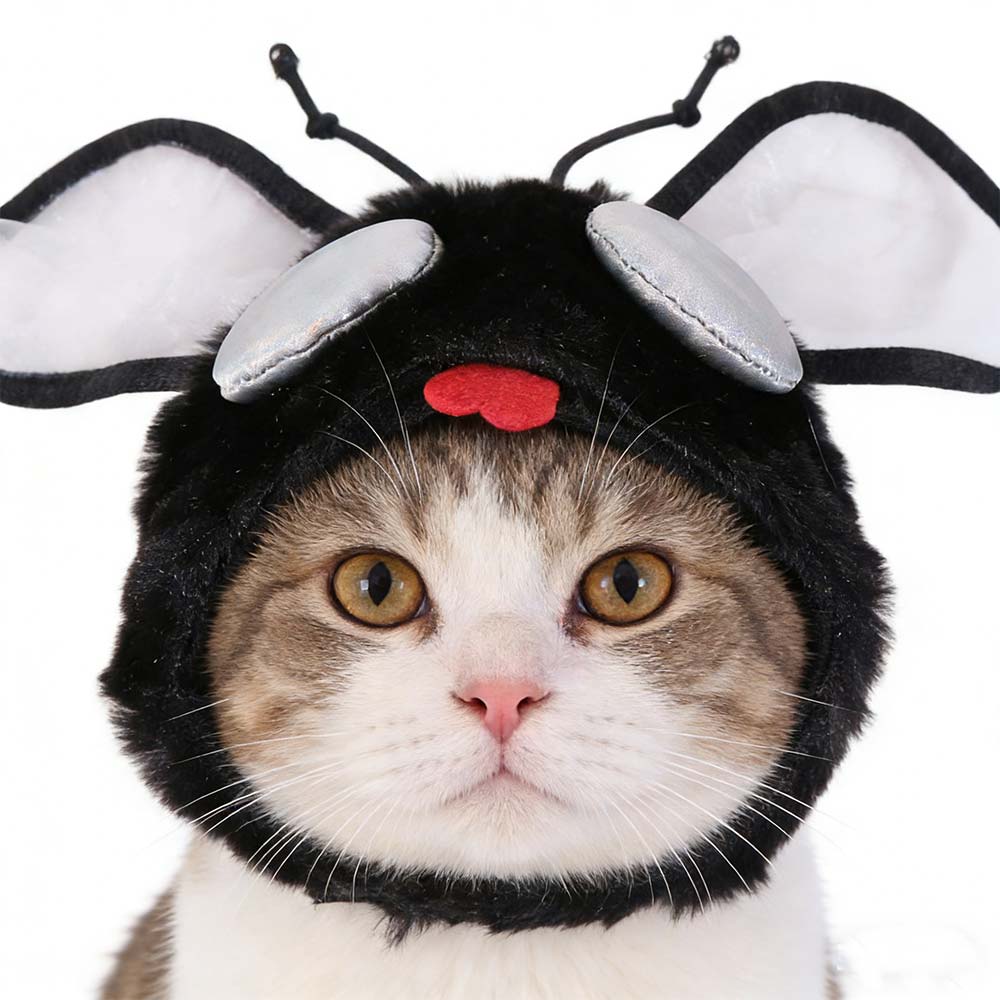 Noise Protection Pet Fly Hat Warm Cats Cosplay Costume Fashion Pet Headgear  Party