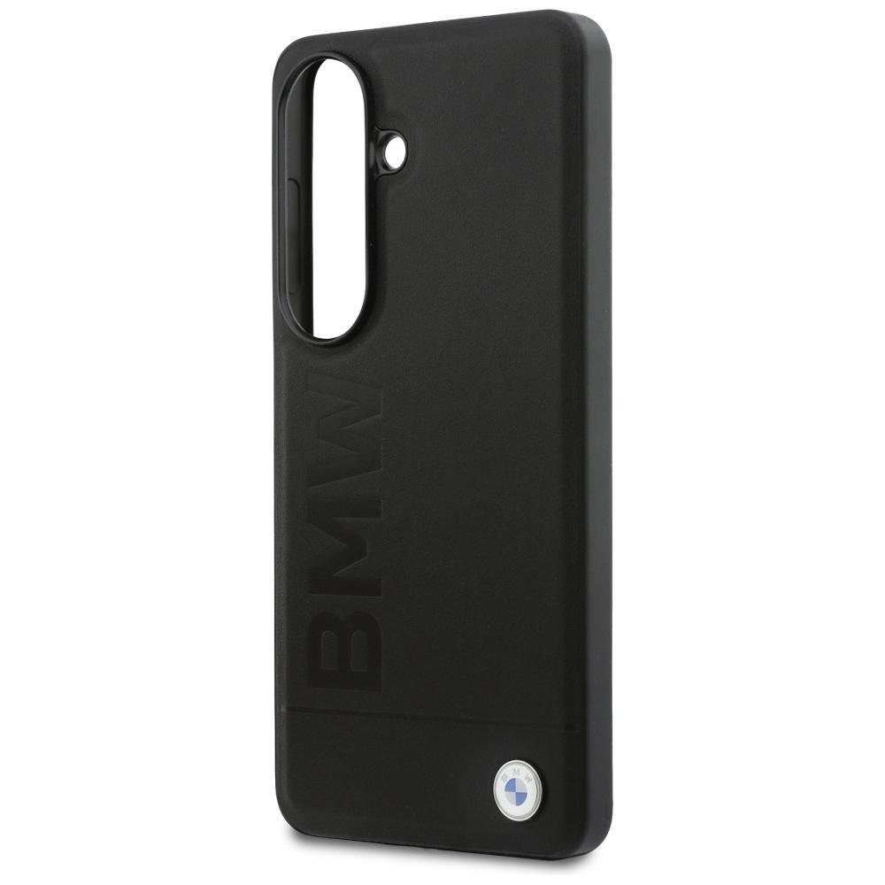 BMW Leather Hot Stamp MagSafe Case for Samsung Galaxy S26+ Black