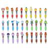 Multicolored Ballpoint Pen 4-Color-in-1 Writing Pens Retractable Ballpoint Pens for Note Taking Journaling