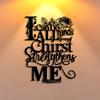 Metal Wall Plaque Inspirational Quote Home Office Decor Motivational Gift