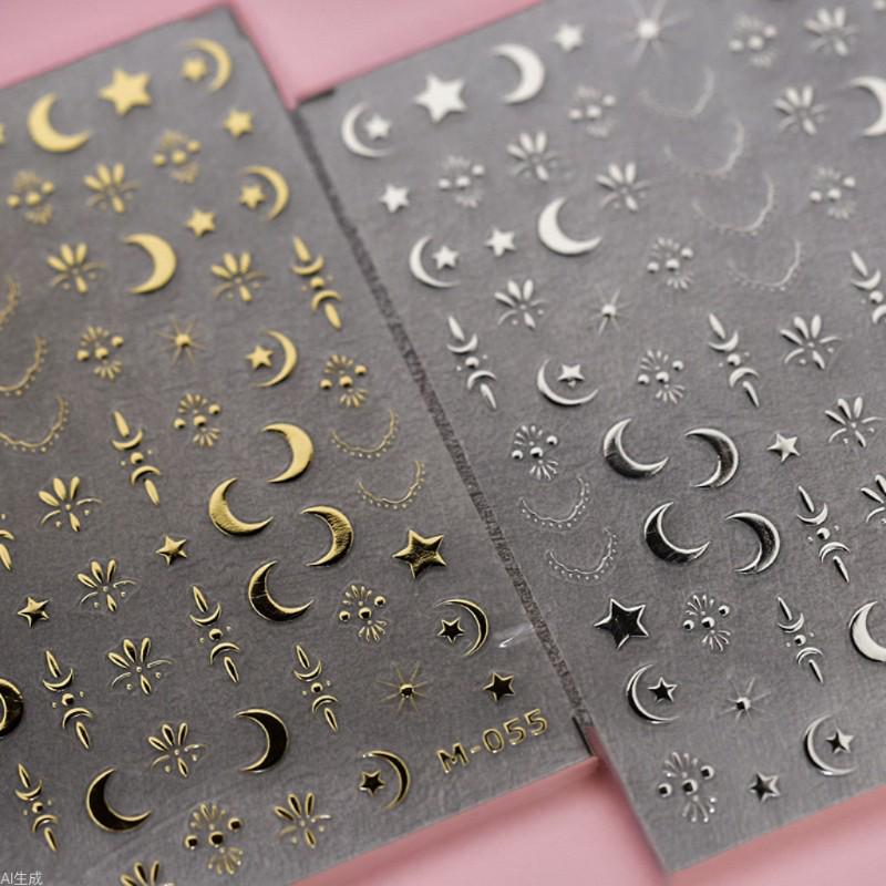 

TENSOR 3D Self-Adhesive Hot Stamping Nail Stickers M-055