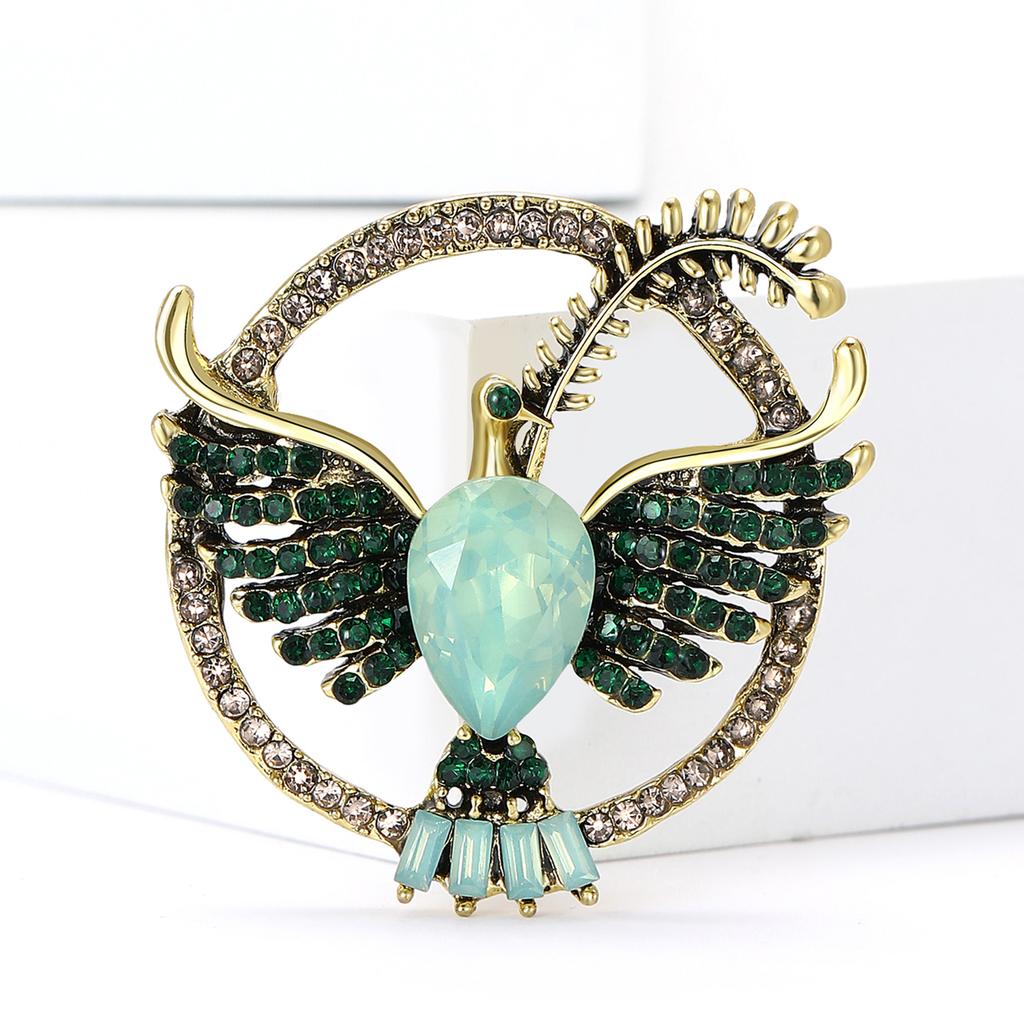 Strass Ukrainische Friedenstaube Broschen für Frauen Unisex Tier Vogel Anstecknadeln Event Lustig Luxus Geschenke Neues Jahr Freunde Dekoration