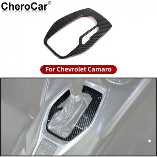 Car Central Console Gear Shift Panel Frame Cover Trim For Chevrolet Camaro 17-20