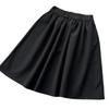 2024 Autumn/Winter Low Waist Black Slim Silhouette Tutu Skirt for Women