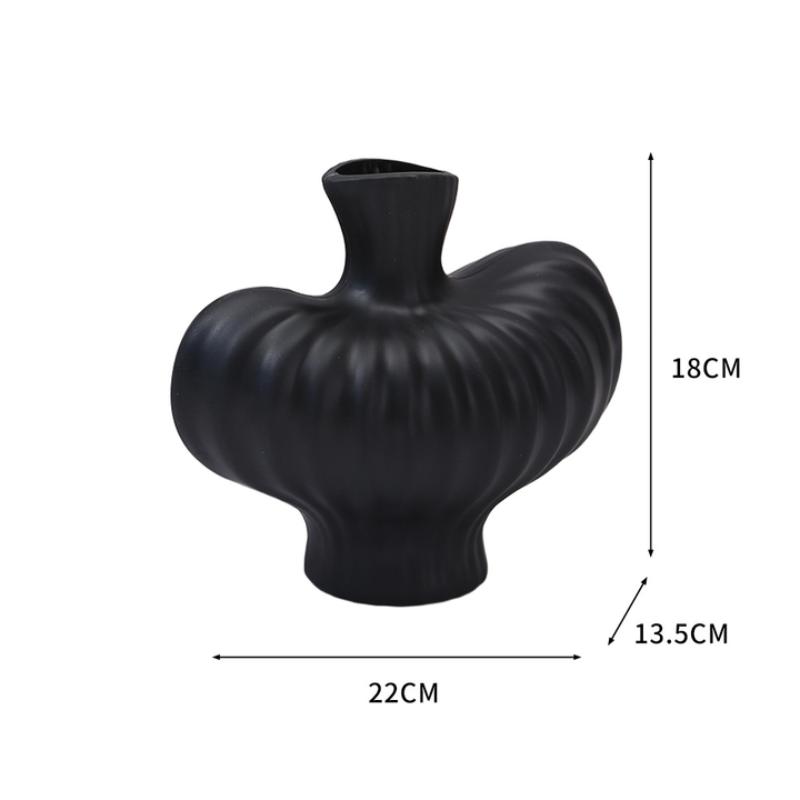 Nordic Ins Style Art Vase Simple Plastic Vase Creative Shape Room Decoration Vase High-end Vase Home Decoration Ornaments