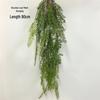 Artificial Spider Plant & Fern Hanging Decor - Trailing Green Vines for Wall & Ceiling