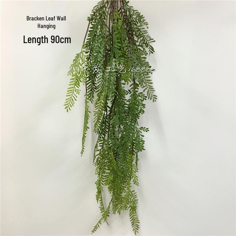Artificial Spider Plant & Fern Hanging Decor - Trailing Green Vines for Wall & Ceiling