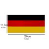 4er-Pack Fußball-Nationalflaggen-Bandanas Kopftuch Sport-Kopfband für Fans Kostümzubehör