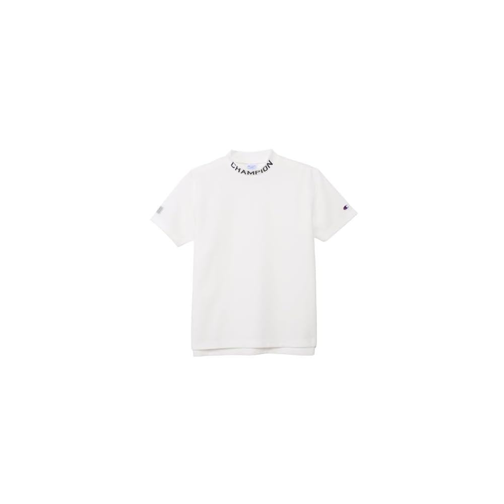Champion Short-Sleeve Graphic Logo Print Mock Neck Golf Shirt for Men C3-DG322-010-XL