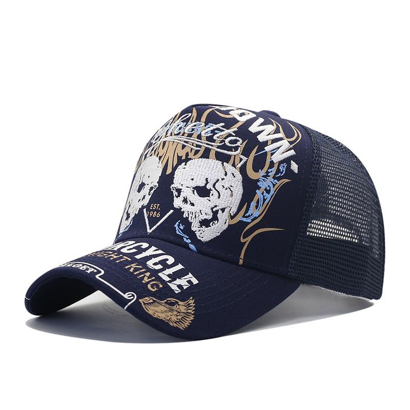 European and American soul rider wings mesh American locomotive cap truck driver hat breathable baseball cap