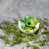 Newborn Dragon In Egg 3D Mini Art Dragon Statue Little Miniature Of Dragon Hatching Dragon Newborn Ocean-Clear Resin