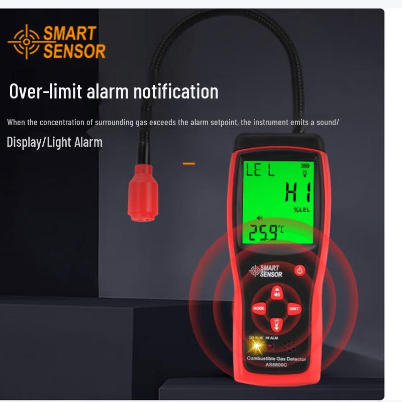 Xima AS8800C Portable Flammable Gas Leak Detector (CN version)