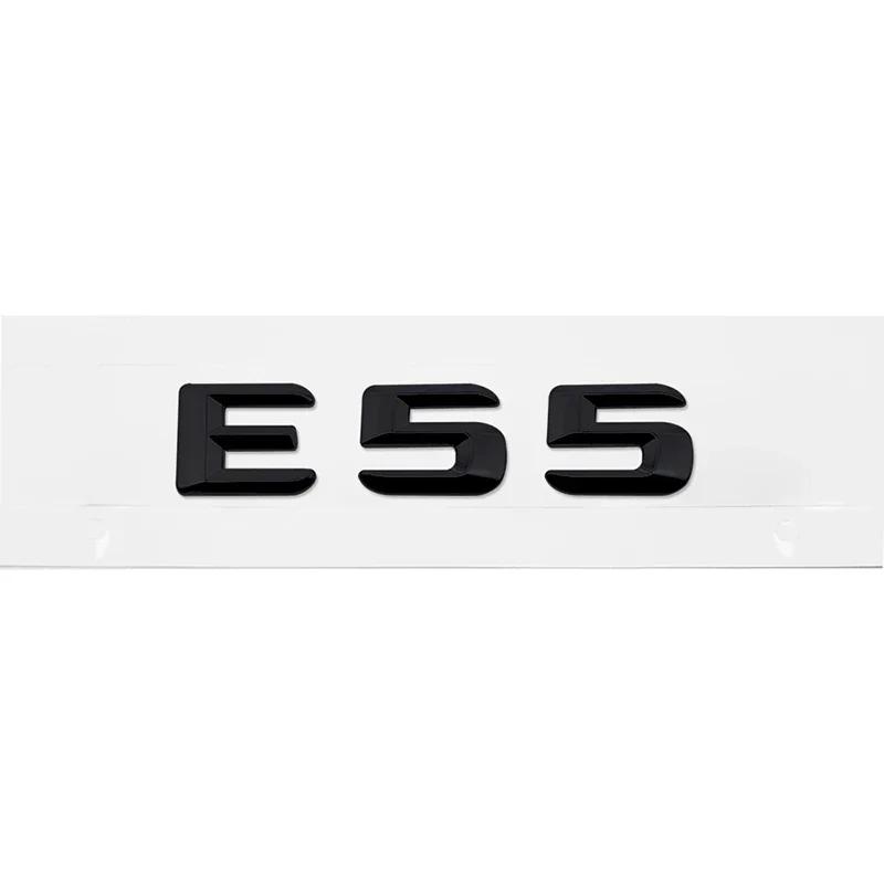 Car Tail Letter Number Emblem Sticker Rear Trunk Badge Decal for Mercedes Benz E Class E53 E55 E63 E200 E220 E230 E240 E250 E260