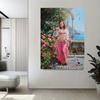 Belly Dancer Body Art Oil Painting Retro Classic Character Print Canvas Painting Cuadros Background Wall Decoration