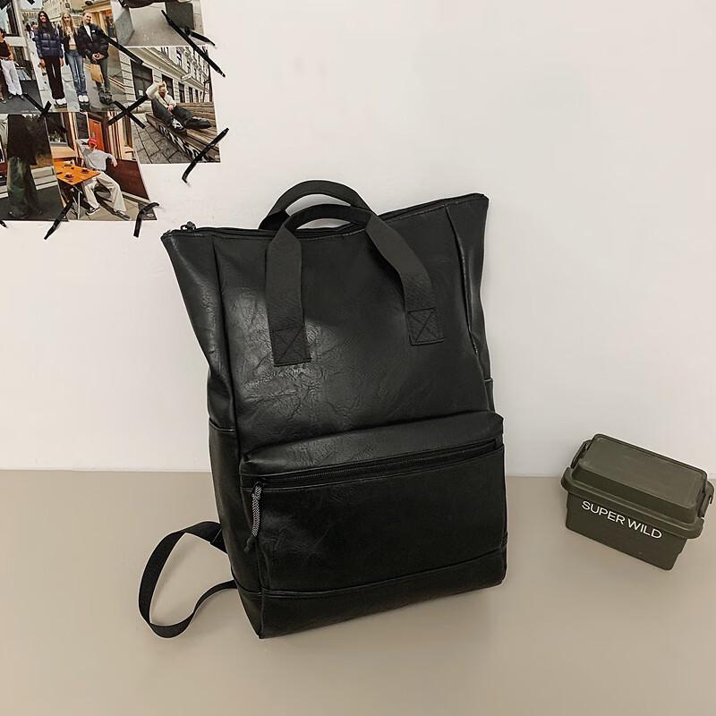 Lishen PU Leather Travel Backpack
