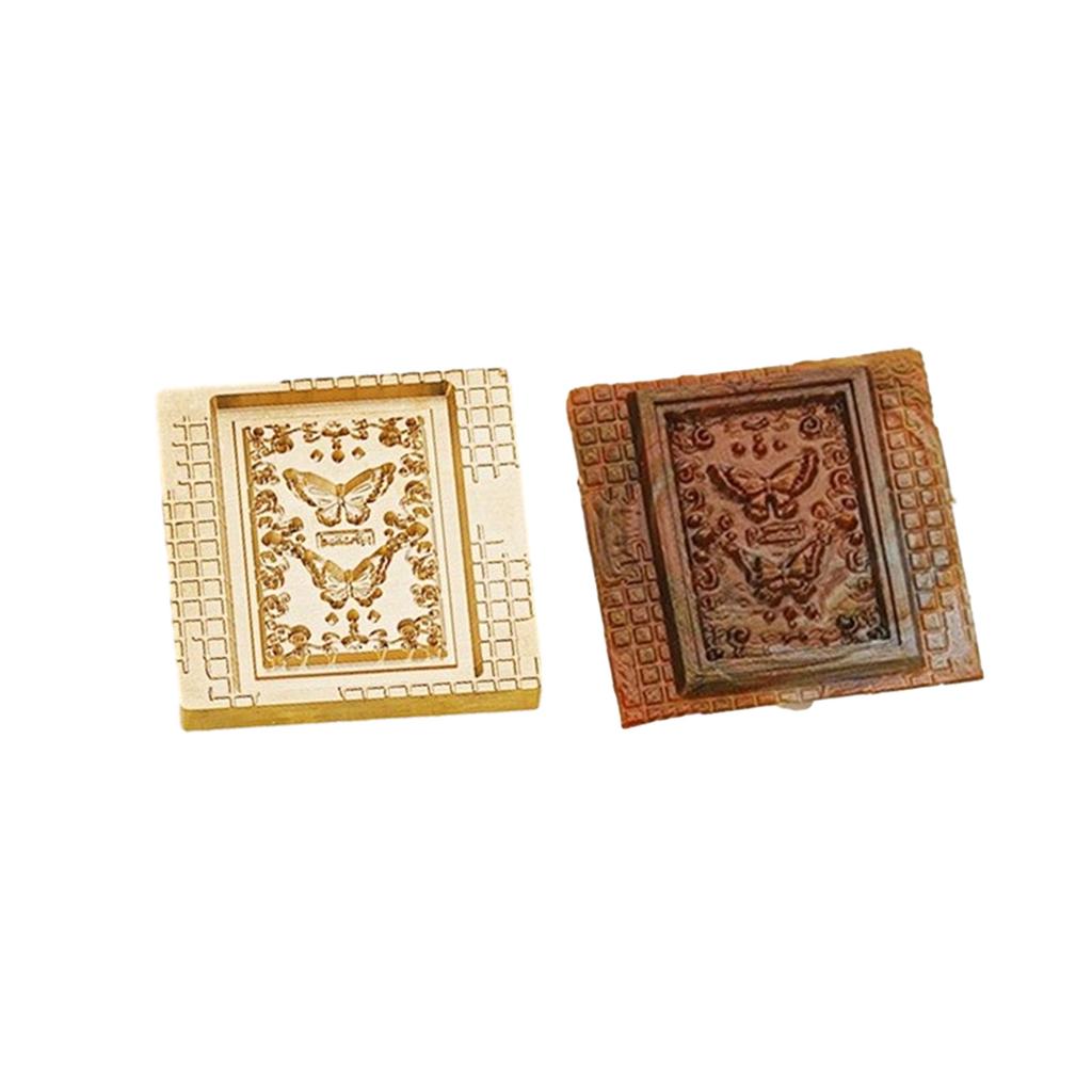 Wax Seal Stamp Brass Head Butterfly Flower Sealing Wax Stamp for Envelope Wedding Birthday Invitations Card Scrapbooking