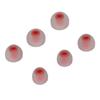 3 Size 6 Pcs Replacement Earplugs Soft Silicone Eartips Noise Reducing Earbuds for EarphonesGreen