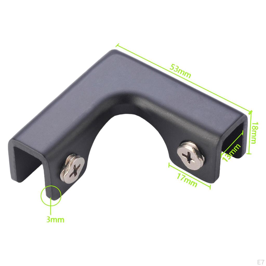2 Pieces Fish Tank Fixing Bracket Glass Clip Clamp for Aquariums