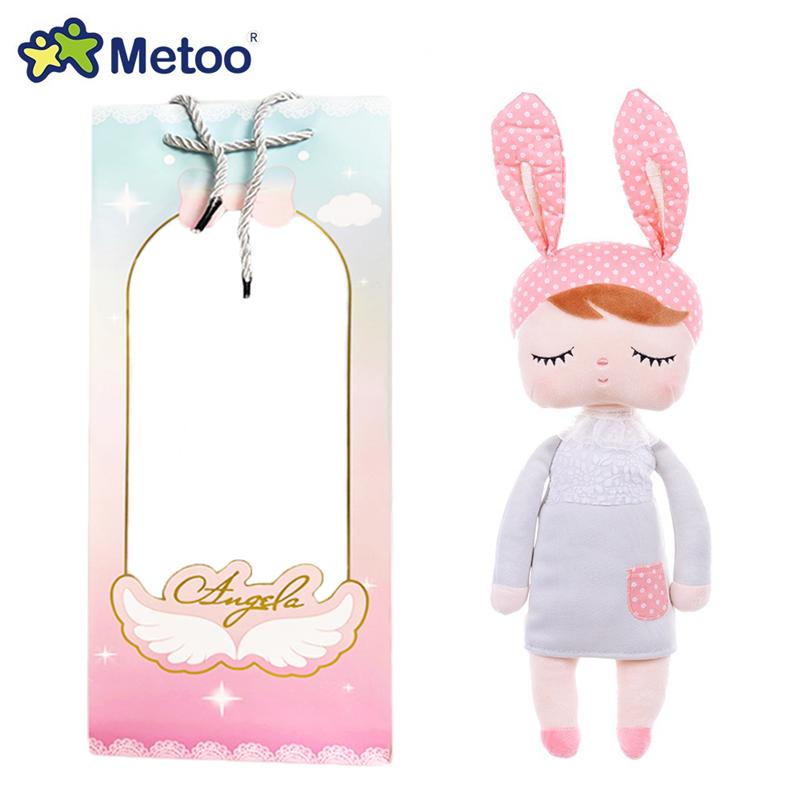 

Metoo Dream Angel Plush Doll Infant Vintage Bunny Doll Featuring Gift Idea Box Children Soft Playthings Birthday Gift Idea