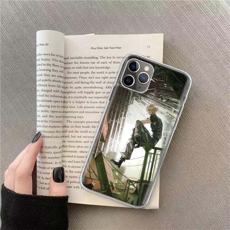 Final Fantasy VII Phone For Apple Iphone 12 13 Mini 15 Pro Max 11 Pro 14 Plus 16 Pro Max 16E Case Shell Cover Clear TPU Protect