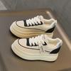 Muffin Platform Sneakers Women's Shoes 2025 Spring New Stepping On Shit Feeling Light and Versatile Showing Feet Small Casual Running Shoes