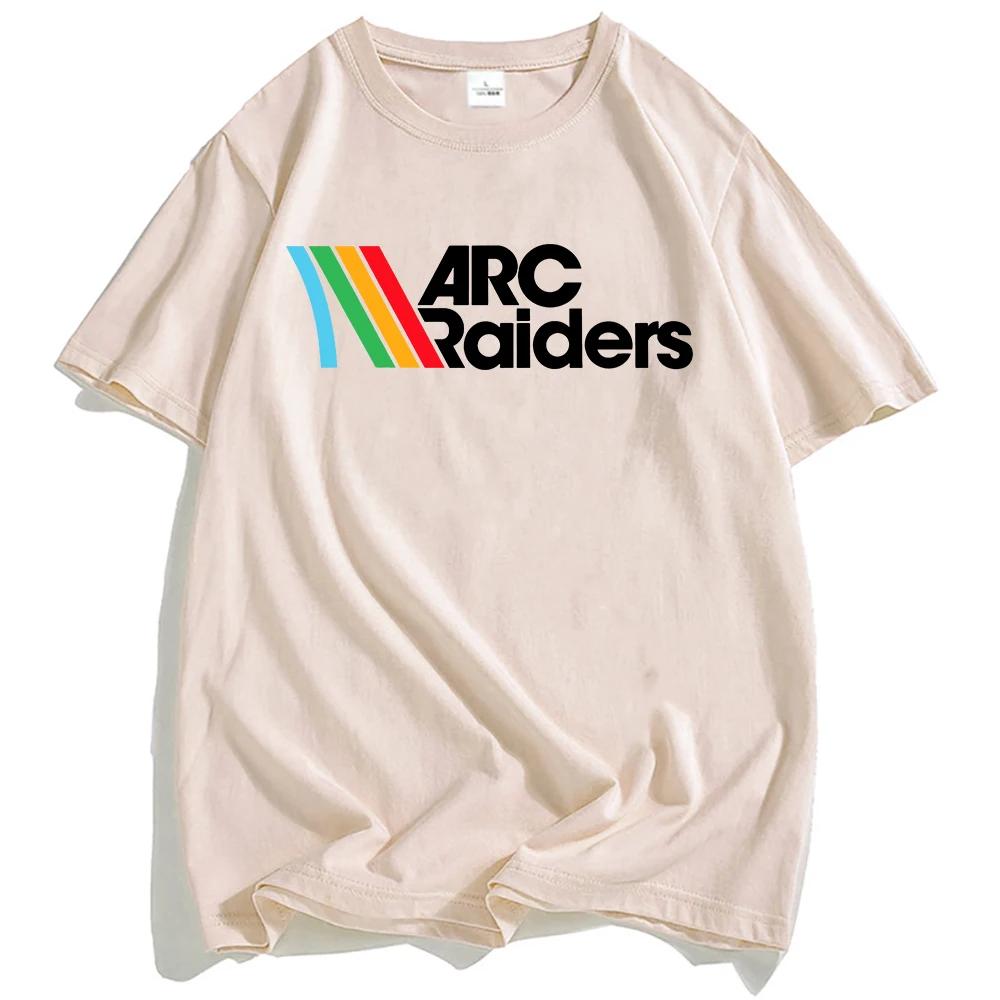 Game ARC Raiders Printing Tshirt Oneck Short Sleeve Cotton Male Tshirts Unisex Streetwear Loose Casual Men Women T Shirt Tees