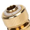 High Pressure Brass Water Hose Adapter Multiple Size Compatible Quick Release Coupler For Outdoor Faucet Pipe Connection