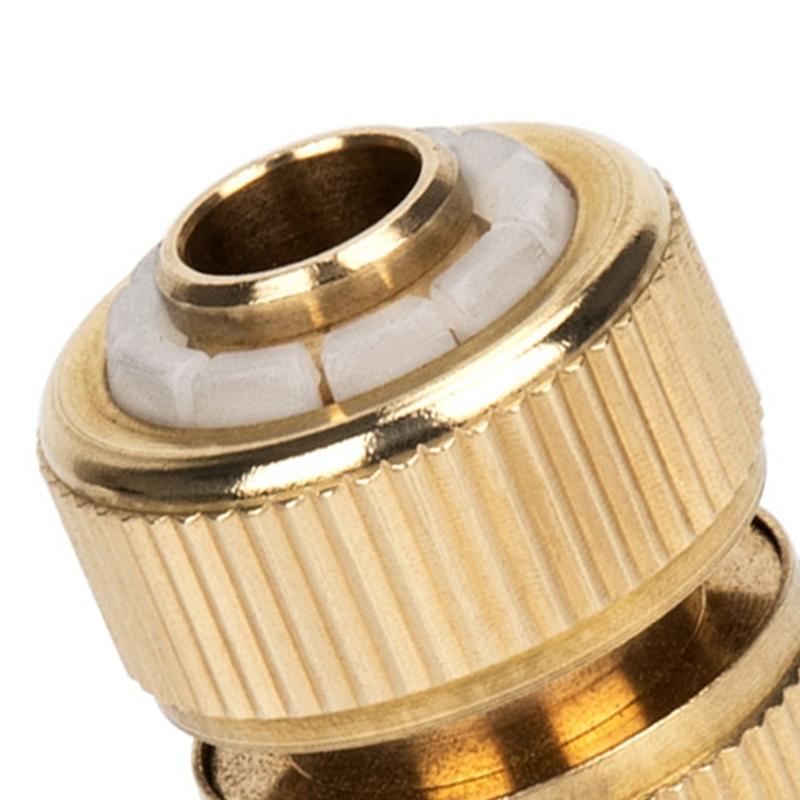 High Pressure Brass Water Hose Adapter Multiple Size Compatible Quick Release Coupler For Outdoor Faucet Pipe Connection