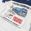 [Children's Clothing] Moujonjon (Moojeongjeong) JR Freight Train Design Short Sleeve T-Shirt 90cm-130cm F30889