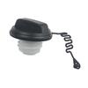 ABS Fuel Tank Cap with Tether for Ford Fiesta Focus KA,Black Gas Filler Cover Reduces Vapor Emission Car Replacement Part 1580852