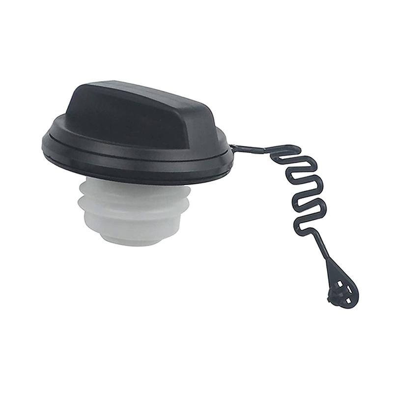ABS Fuel Tank Cap with Tether for Ford Fiesta Focus KA,Black Gas Filler Cover Reduces Vapor Emission Car Replacement Part 1580852