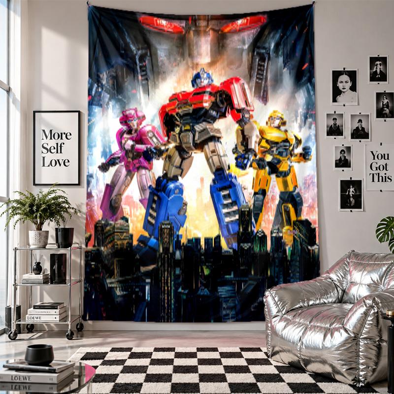 Wall TapestryTransformers Art Hanging Cloth Decorative Background Cover for Room Decoration