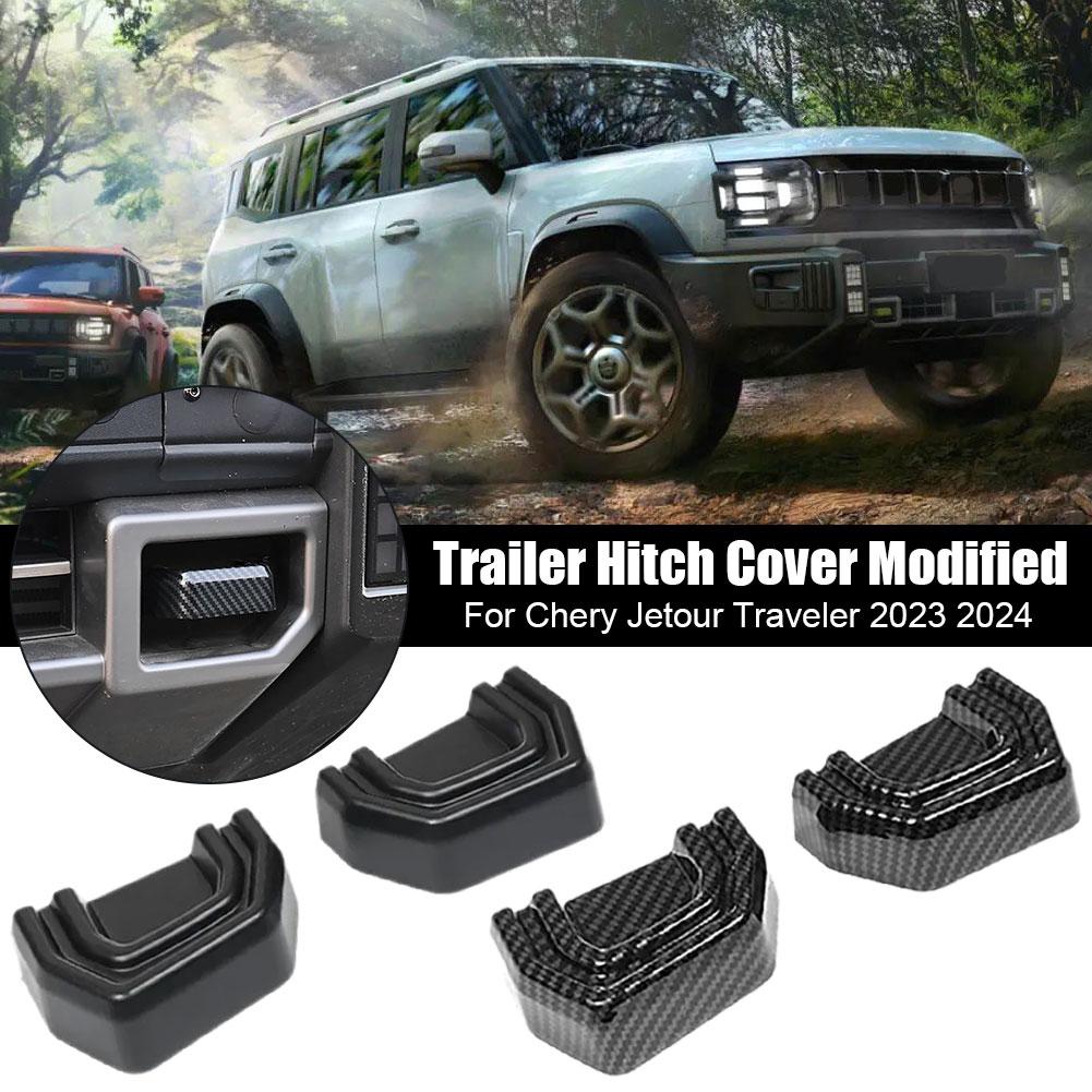 2024 Trailer Hook Cover Modified Trim Off-road Trailer Cover Trim Stickers For Chery 23 24 Jetour Jetour T2 C1Y1