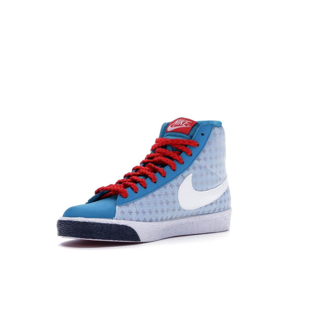 Nike Blazer High Neo Turquoise Women Sneakers Blue Midnight-Navy-Cement-Red 317808-411