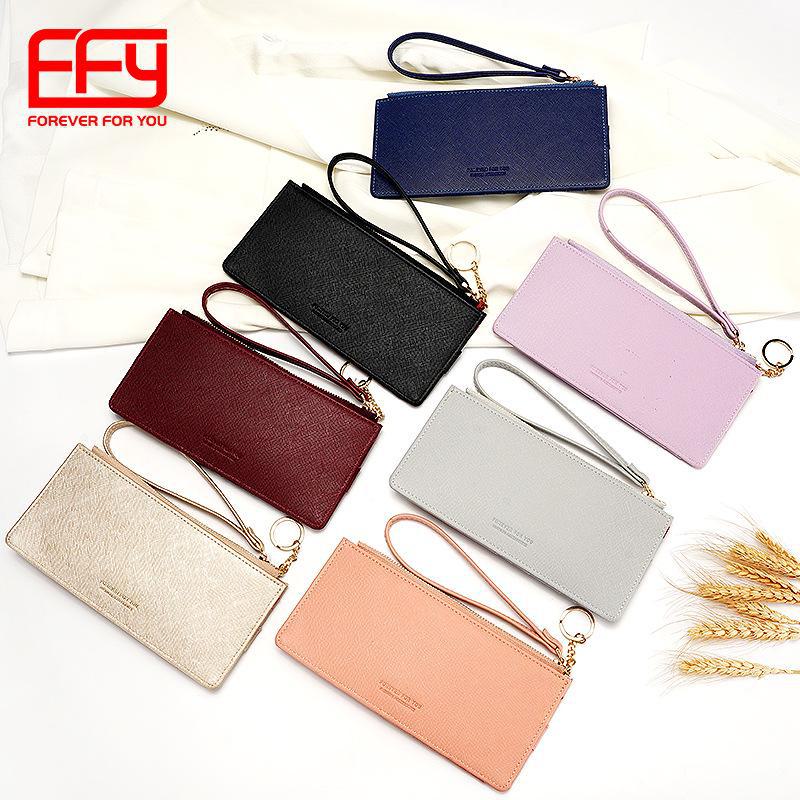 Damski portfel retro z dużą liczbą miejsc na karty i portmonetką