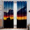 Cool Tractor 3d Printed Curtains Living Room Balcony Bedroom Kitchen Decorative Curtains Home Decoration Rod Pocket Curtains