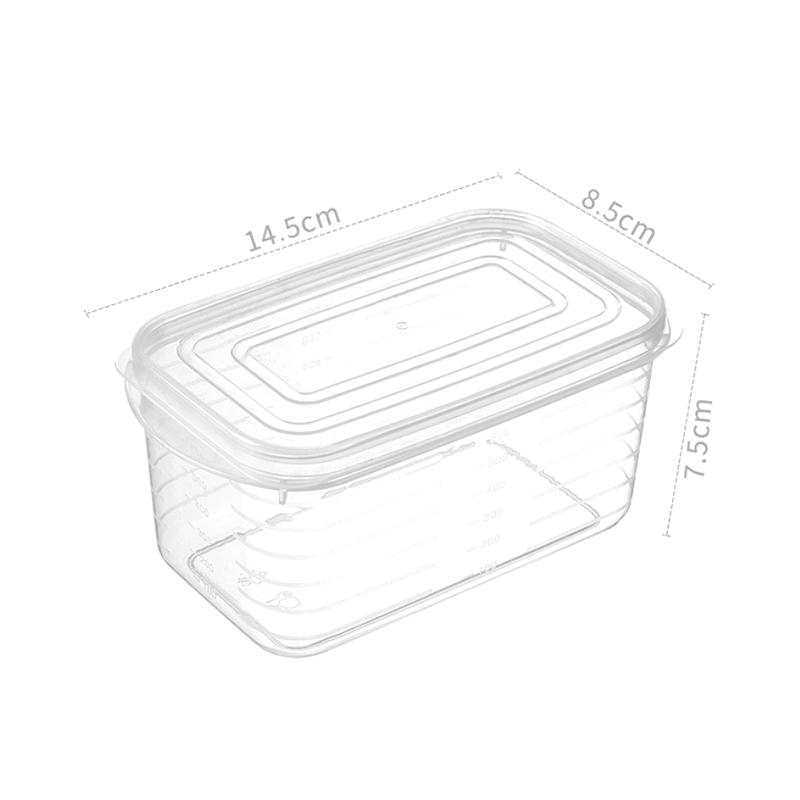 5Pcs Refrigerator Storage Box Freezing Vegetable Fruit Fridge Organizer Freeze Meat Fresh-Keeping Box With Lid For Kitchen