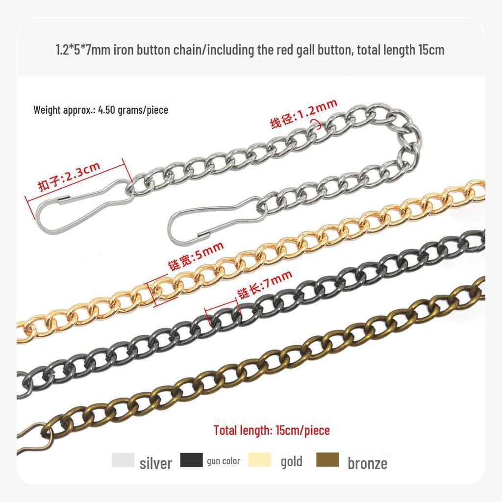 Buckle Twist Chain for DIY Jewelry & Hanging Signs