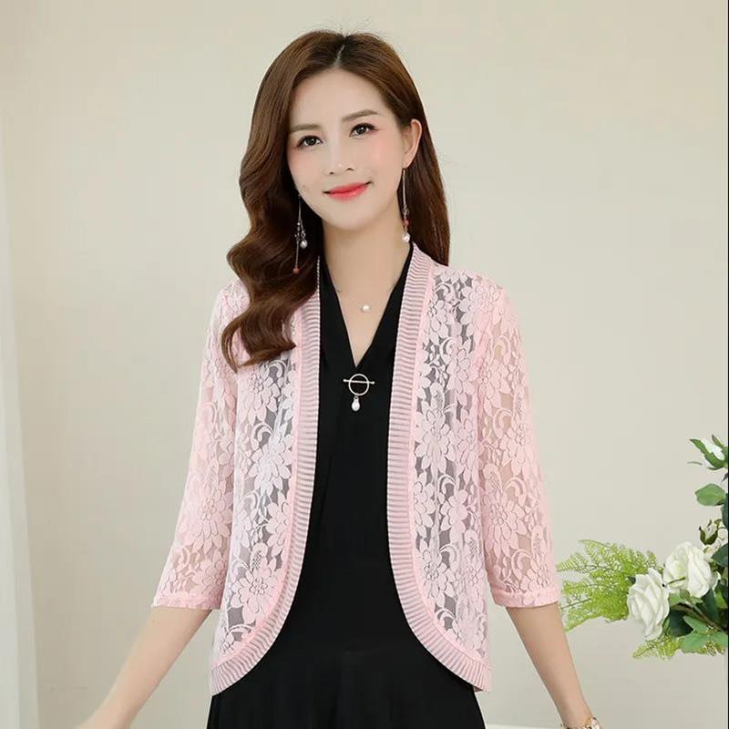 

Цветочный узор, ажурный женский сплошной цвет, тонкая шаль, защита от солнца, лето XL розовый