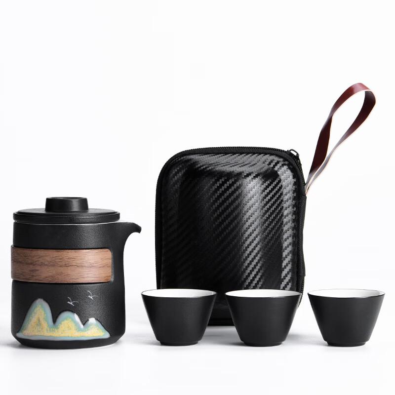 Lainuo Coarse Pottery Portable Tea Set