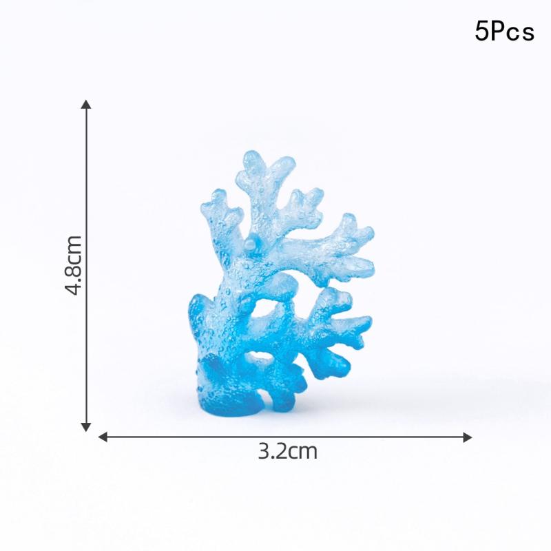 

3/5 шт. Имитация горного коралла, украшения для ландшафта аквариума, миниатюрный ландшафт, аксессуары для DIY-декора аквариума