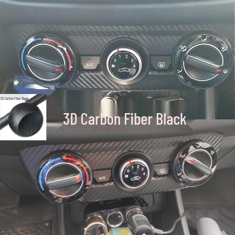 Carbon Fiber Center Console Gear Stickers for 2017-2020 Elantra Interior Enhancement
