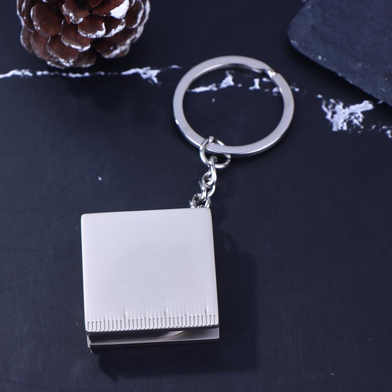 Portable Measuring Tools Retractable Rule 1/2PCS Key Ring Pull Ruler DIY Hand Gauging Tools Tape Measure Keychain