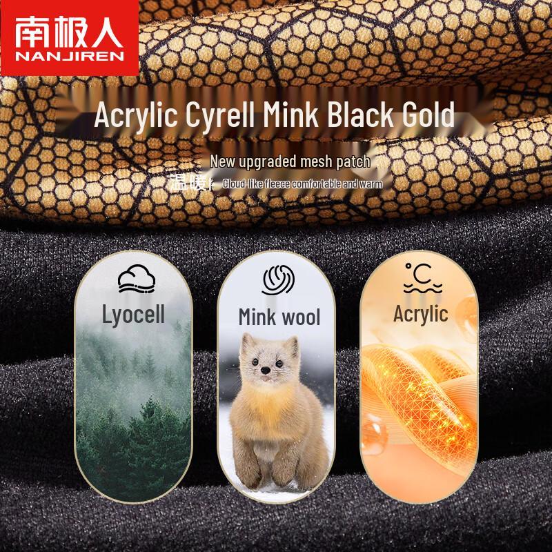 Nanjiren Women's De Velvet Thermal Underwear Set