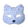 Maschera di Volpe Lupo Peluche Gatti Maschera Mezza Faccia Maschera per Occhi Volpi Gatti Lupo Costume Cosplay per Halloween Mascherate