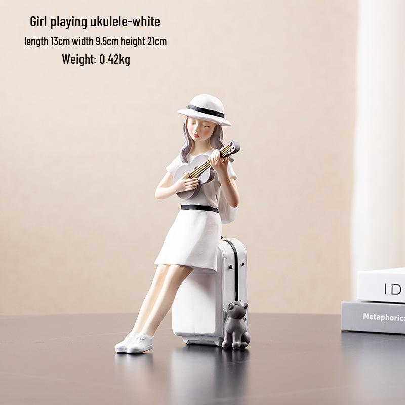 

Nordic Abstract Girl Figure Ornament for Living Room Decor