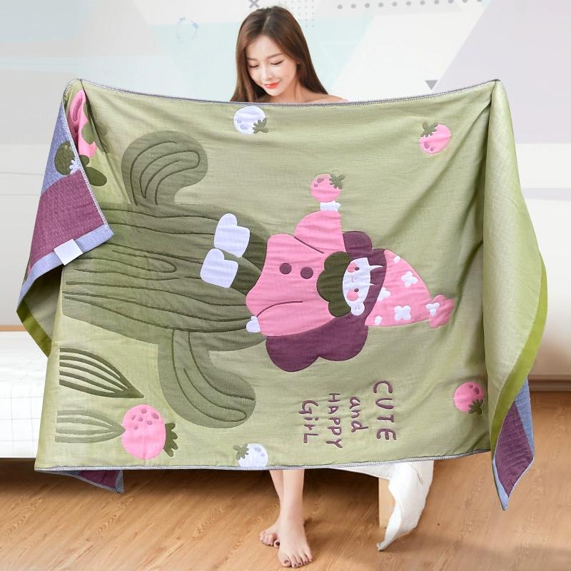 

Cute Pink Strawberry Bath Towel 75 X 160cm Cotton Large Towel Soft Water Absorption Bath Towel,1pc зелёный