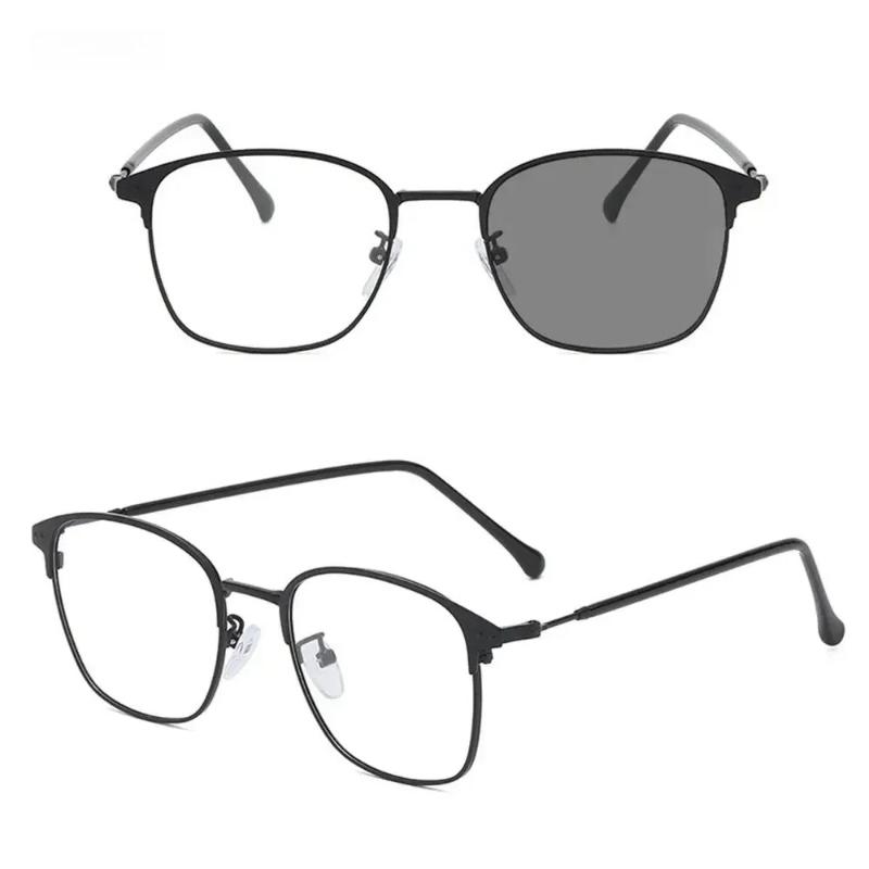 Photochromic Polarized Sunglasses Classic Anti Blue Light Blocking Sun Glasses for Men and Women Change Color Driving Eyewear